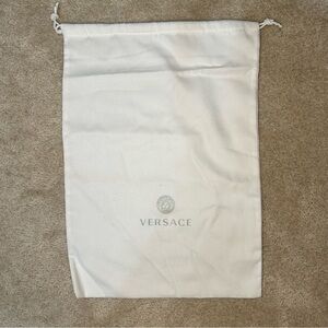 Versace Cream Dust Bag with Medusa Logo 12 x 16.5 inches